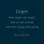 drøm med dikt